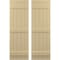 Ekena Millwork Americraft 5-Board, 3 Batten Exterior Real Wood Joined Board-n-Batten Shutters, ARW401BB518X47NTH, PR ARW401BB518X47NTH - alternate 1
